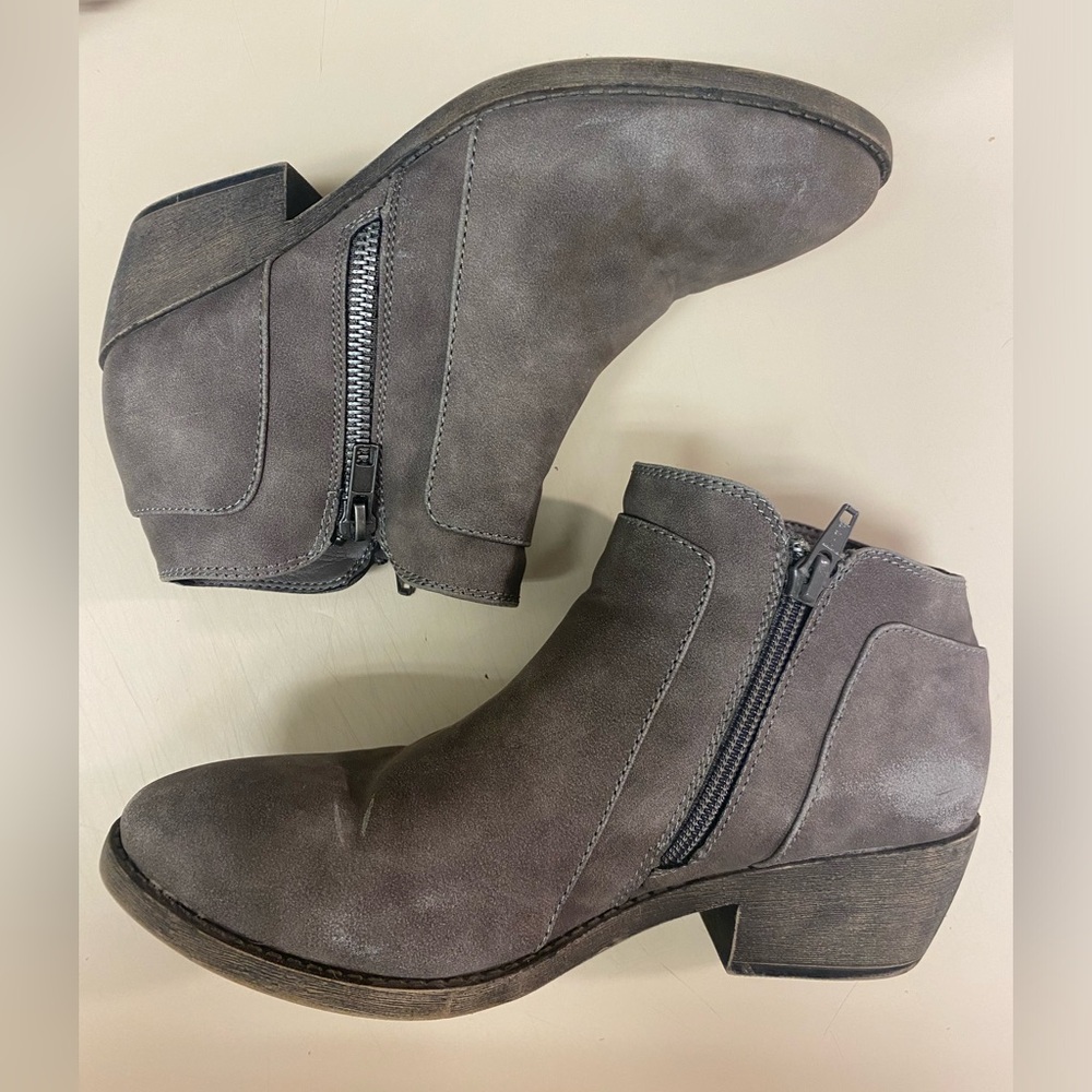 Maurices Charcoal Ankle Booties